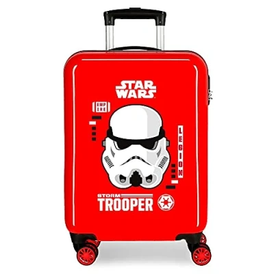 Image de Star Wars Storm Valise de cabine rouge 38 x 55 20 cm rigide ABS fermeture à combinaison latérale 34 L 2 kg 4 roues doubles bagage main