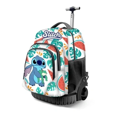 Image de Sac à dos Roulettes Disney Lilo et Stitch Frog Multicolore Taille Unique Primaire