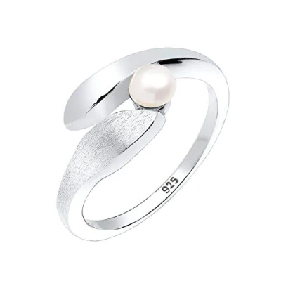 Image de Elli Bague Femme Argent 925/1000 Perles d&#039;eau douce T 54 (17.2) 0610670912_54