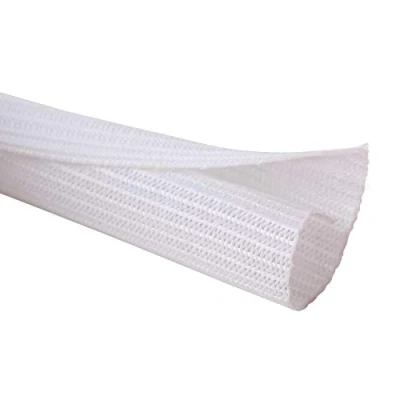 Image de Alex Tech 13mm 3.1m Gaine Câble Auto Fermeture Manchon de Cache Range Gestion des Câbles pour Ordinateur, Automobile Blanc