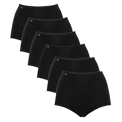 Image de Sloggi 24/7 Cotton Maxi C3P Slip pour femme, 6 x noir., 48