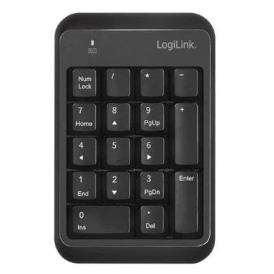 Image de LOGILINK ID0201 CLAVIER NUMÉRIQUE ORDINATEUR PORTABLE BLUETOOTH NOIR