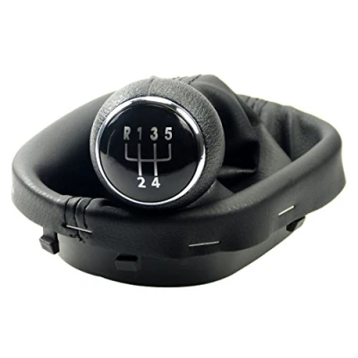 Image de L&amp;P A263 2 soufflet Levier de vitesse Pommeau la coiffe cuirette avec cadre piece rechange nombre 1t0711113 et 2K0711113