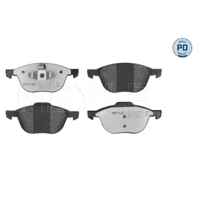 Image de MEYLE 025 237 2318/PD Jeu de plaquettes frein PD Quality Essieu avant contact signal d&#039;usure exclu avec tôle anti bruit FORD: FOCUS 3