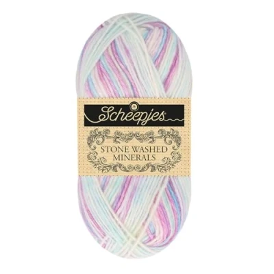 Image de Scheepjes Stone Washed Minerals 907 Amethyst Mist (130m) Doux Fil 1x50g