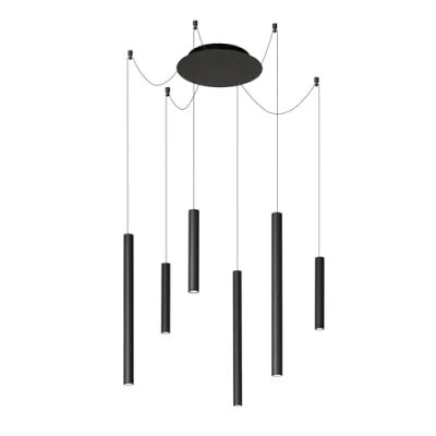 Image de Lucide Lorenz lampe suspendue 120 x 130 cm 6 4W LED dimmable incl noir