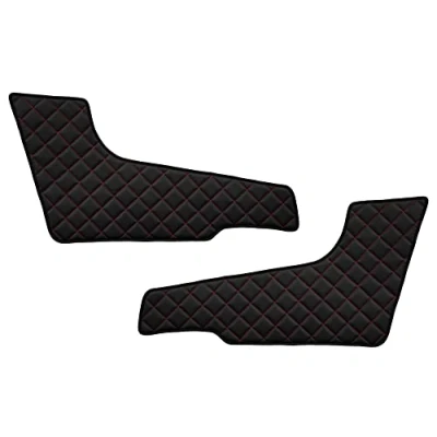 Image de F CORE Panneaux de Porte Camion compatibilité pour Volvo FH 4 01.13 12.19 5 01.20 Noir/Rouge