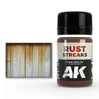 Image de AK Interactive. Rust Streaks (filet de rouille)