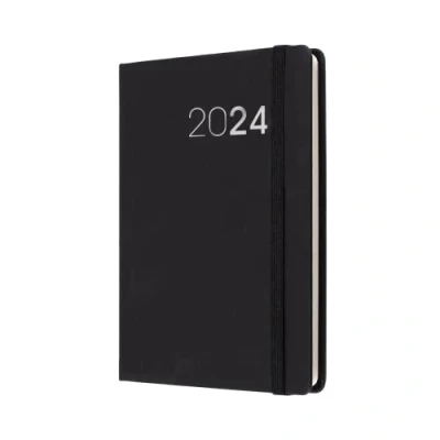 Image de Collins Legacy CL73.99 24 Agenda semainier de poche janvier à décembre 2024 avec affichage hebdomadaire Noir