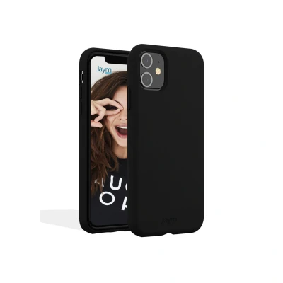 Image de JAYM Coque Silicone Premium Noir pour Apple iPhone 15 Pro [Compatible Magsafe] 100% et Microfibre Renforcée Ultra Doux Neuf