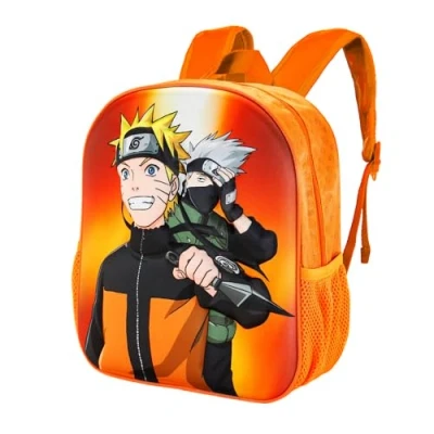 Image de Karactermania Naruto Action 3D Small Sac à dos pour enfants, Taille: One Size, Rojo