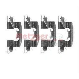 Image de METZGER 109 1720 Kit d&#039;accessoires, plaquette de frein à disque NISSAN: NP300 Navara Pick up, Pathfinder 3, MAZDA: CX 7, 9
