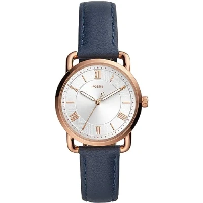 Image de Fossil Copeland Montre, Femme, Taille: One Size, Blue