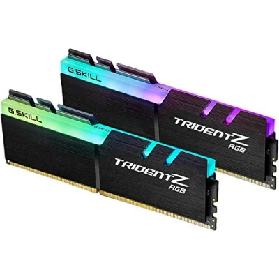 Image de G.SKILL 64 Go de DDR4 TridentZ RGB 3200Mhz PC4 25600 CL16 1.35V Dual Channel Kit (2x32GB) pour Intel Z270