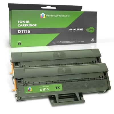 Image de 2 Toner compatible pour Samsung Xpress M2020 W, M2021 M2022 M2026 M2070 W FW F FH HW, M2071 M2078 Série MLT D111S/ELS Noir [Black]