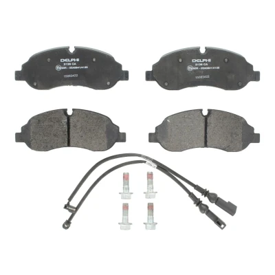 Image de DELPHI LP3136 Jeu de plaquettes frein contact signal d&#039;usure inclus avec tôle anti bruit accessoires FORD: Transit V363 Van