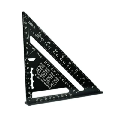 Image de LukyTimo Rapporteur d&#039;Angle de Triangle Alliage d&#039;Aluminium Équerre Metrique Règle en Aluminium Précision Durable pour Ingénieur Menuisier (7 Pouces)