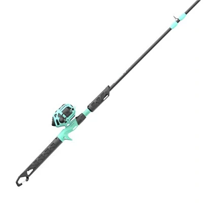 Image de Zebco Rambler Ensemble Moulinet Spincast et Canne à pêche pour Enfants, 2 pièces de 1,5 m, 7,6 cm, Taille 30, récupération Interchangeable Droite ou Gauche, pré bobiné avec