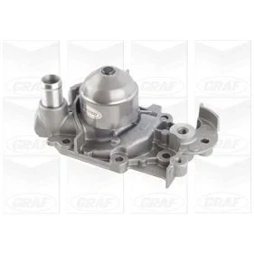 Image de GRAF PA632 Pompe à eau avec joint d&#039;étanchéite mécanique Tôle d&#039;acier 56,15 pour transmission par courroie de distribution RENAULT: CLIO 2, TWINGO 1