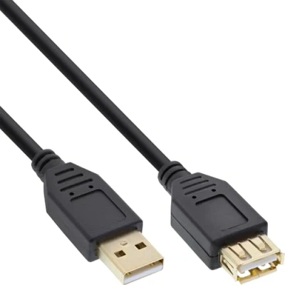 Image de INLINE USB 2.0 Rallonge mâle/fem. type A, 1m