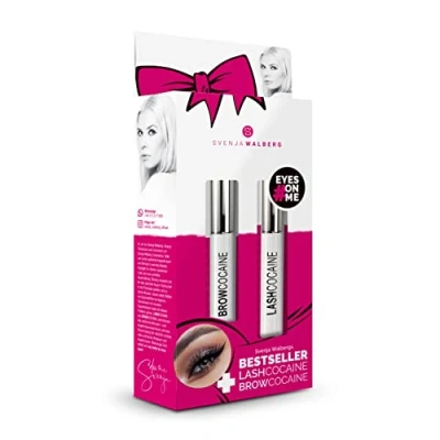 Image de LASHCOCA!NE Sérum pour cils + BROWCOCA!NE sourcils, végétalien I Dermatest TRÈS BIEN longs, sourcils fournis Vainqueur du test by Svenja Walberg