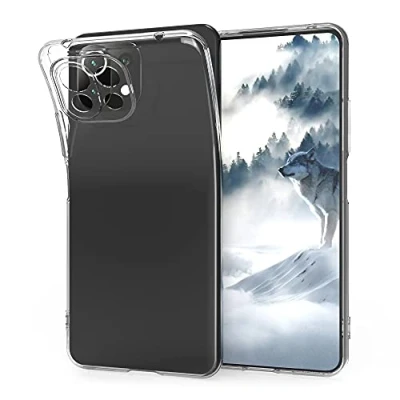 Image de kwmobile Coque Smartphone Compatible avec Xiaomi 11 Lite (5G) NE/Mi Housse de téléphone en TPU Transparent