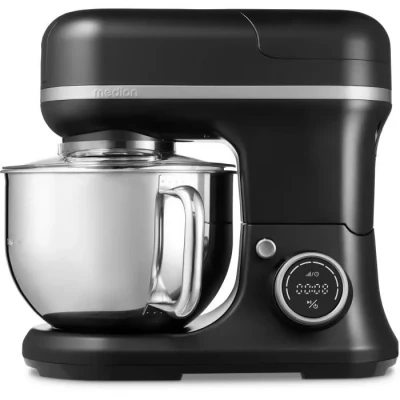 Image de Robot pâtissier 3 en 1 MEDION MD18430 1200 W 5 L 8 vitesses Fonction hachoir Noir