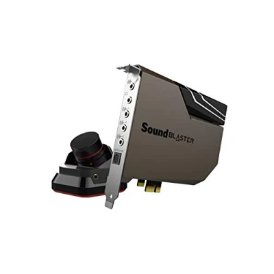 Image de Creative Sound Blaster AE 7 Carte Son PCI e Haute résolution DAC/Amplificateur avec Bi amplificateur de Casque Discret Xamp et Audio Control Module Gris/Noir