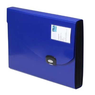 Image de Rapesco 0677 Trieur Valisette avec 13 Compartiments A4+, Bleu