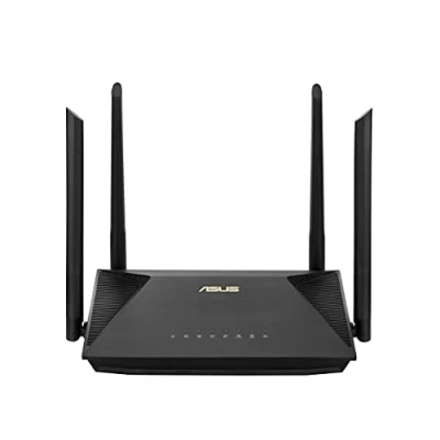 Image de ASUS RT AX53U routeur sans fil Gigabit Ethernet Bi bande (2,4 GHz / 5 GHz) Noir Neuf