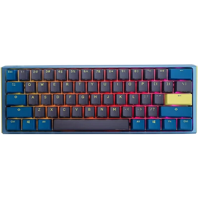 Image de Ducky One 3 Daybreak Mini Clavier mécanique de Jeu au Format 60% avec Disposition Allemande et switchs Cherry MX Silent Red, remplaçables à Chaud (Prises Kailh) éclairage RGB