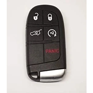 Image de Coque de clé télécommande Fiat 500X Freemont rechange 5 touches réparation remplacement