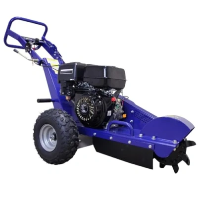 Image de Rogneuse de Souche Déchiqueteuse Racines Moteur 15 CV 4 Temps 9 Lames Tungstène Coupe 22,5 Sous Sol / 51.5 cm Dessus [PPE + Kit Entretien GRATUITS] Jardinage Aménagement Paysagiste T Mech