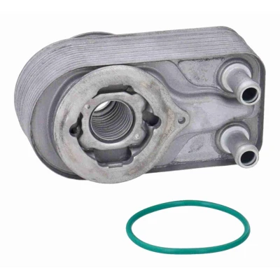 Image de VEMO V46 60 0088 Radiateur d&#039;Huile refroidi par eau sans boîtier de filtre à huile, avec joint d&#039;étanchéite RENAULT: CLIO 3, 2, TWINGO 2