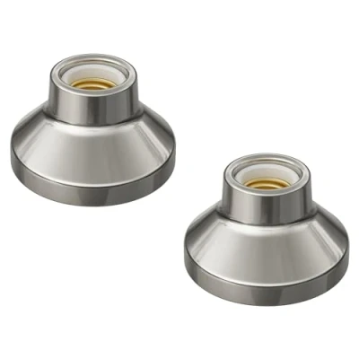 Image de ledscom.de 2 pièces plafonnier/douille de lampe ELEKTRA, porcelaine, argent brillant, 1x E27 max. 300W