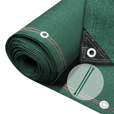 Image de vounot Brise Vue Occultant en HDPE avec Attaches et Clips de Fixation Protection Rayons UV Résistant aux Déchirures au Vent pour Jardin Balcon 230g/m² 1.8x10m Vert