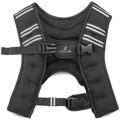 Image de ProsourceFit Exercise Weighted Training Vest 12lb, black