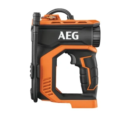 Image de AEG Mini compresseur 18V, pression max 10,3 bars / 150 PSI, 3 embouts, (sans batt. ni chargeur) BK18C 0
