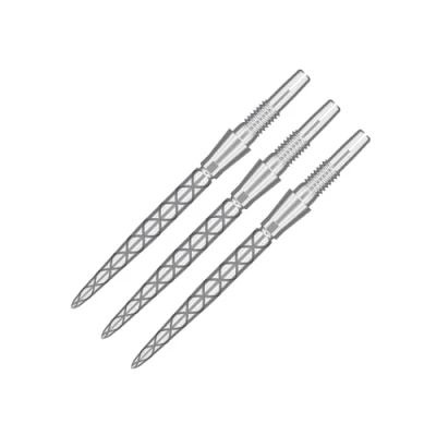 Image de Target Darts Swiss Point Storm Diamond Dart Points (3 Packs de Pointes) 26mm Argent SP Change Point, Professional Accessories