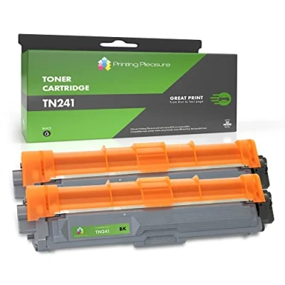 Image de 2 Noir Toner Compatible pour Brother DCP 9020CDW HL 3140CW 3142CW 3150CDW 3152CDW 3170CDW 3172CDW MFC 9130CW 9140CDN 9330CDW 9340CDW TN241 BK