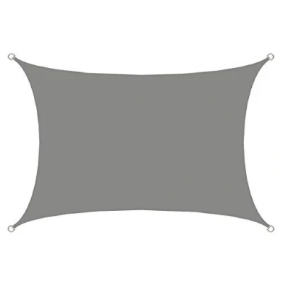 Image de AMANKA UPF50+ Voile d&#039;ombrage UV 3x4 m Polyester Rectangle Protection Solaire Toile Hydrofuge