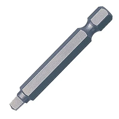 Image de Trend Snappy Lot de 3 embouts tournevis carrés n1 Robertson 50 mm long, ajustement direct sur mandrins rapides, compatible Centrotec, SNAP/SQ/1