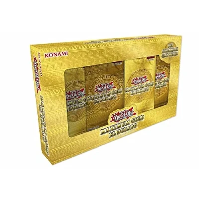 Image de YU Gi Oh! TRADING CARD GAME Oh Boîte Unique de Transport pour Cartes Jeu Édition Allemande, Maximum Gold: El Dorado, Multicolore