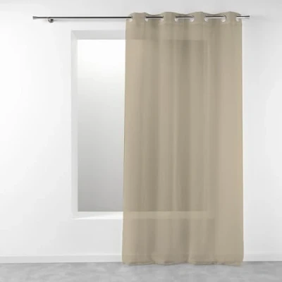 Image de douceur d&#039;intérieur, Voilage à Œillets (140 x 280 cm) Telma Lin, Etamine Crash