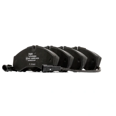 Image de DELPHI LP3190 Jeu de plaquettes frein contact signal d&#039;usure inclus avec tôle anti bruit accessoires IVECO: Daily 6