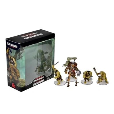 Image de WizKids D&amp;D Icons of The Realms: Ogre Warband 4 Figure Pre Painted Miniature Set, Dungeons &amp; Dragons RPG Figures