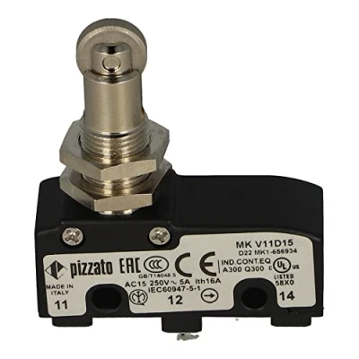 Image de MK V11D15 Microcommutateur SNAP ACTION avec rouleau en long SPDT Pos: 2 PIZZATO