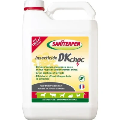 Image de Insecticide SANITERPEN DK 5L Prévention maladies, élimine insectes, action longue durée, parfum Pin des Landes