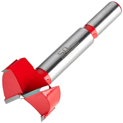 Image de SOTECH Mèche à bois de précision Ø 35 mm x 90 PIÈCE RECHANGE pour gabarit perçage BSK T45/52 et BS T45/T48/T52 cloche avec pointe centrage