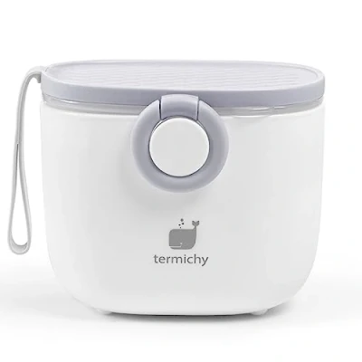 Image de Termichy Boîte Doseuse à Poudre de Lait,Distributeur Formule Pour Bébé,Conteneur Portable Lait en Bébé Bas âge, 250g (Grise)